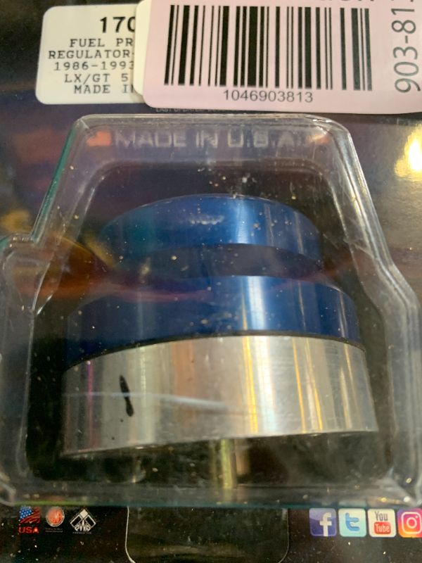 Photo 1 of BBK Performance BBK 1706 Fuel Pressure Regulator - Fully Adjustable - CNC Machined Billet Aluminum - Direct Fit for Ford Mustang 5.0 And 302/351 EFI Applications