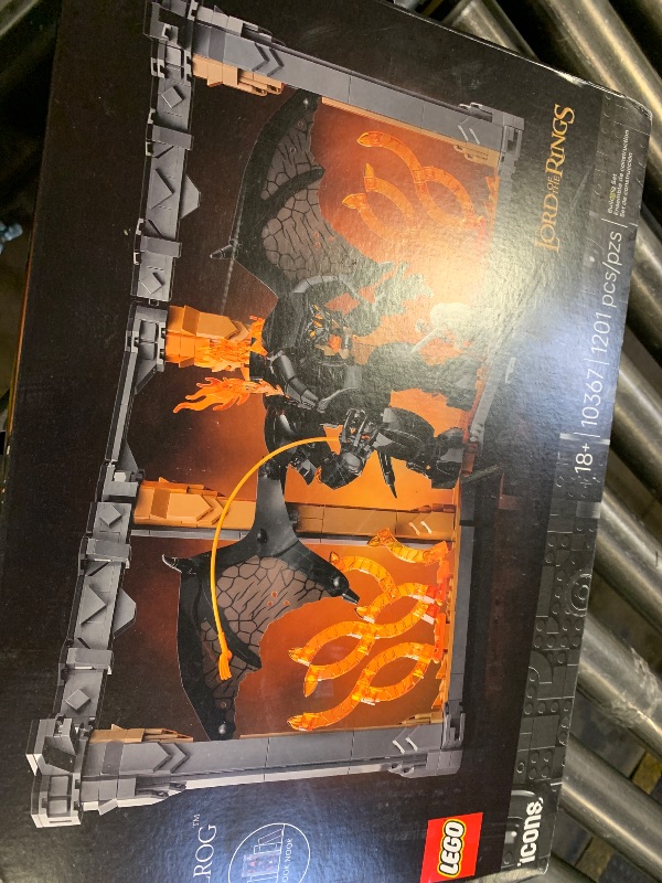 Photo 1 of LEGO Icons The Lord of The Rings: Balrog Book Nook Kit - DIY Craft Building Set for Adults, 18+ - Collectible Gandalf Minifigure - Gift Idea for Birthdays - Home or Room Decor - 10367