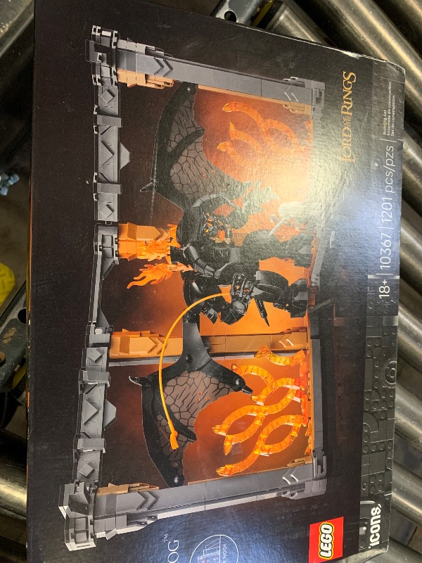 Photo 1 of LEGO Icons The Lord of The Rings: Balrog Book Nook Kit - DIY Craft Building Set for Adults, 18+ - Collectible Gandalf Minifigure - Gift Idea for Birthdays - Home or Room Decor - 10367