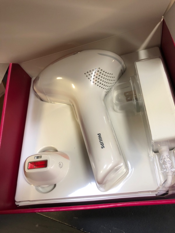 Photo 1 of Philips Lumea 8000 Series IPL Hair Removal Device, Personal Permanent At Home Laser Hair Reduction, for Women & Men, SenseIQ Technology, 2 Attachments for Body & Face, BRI932/03