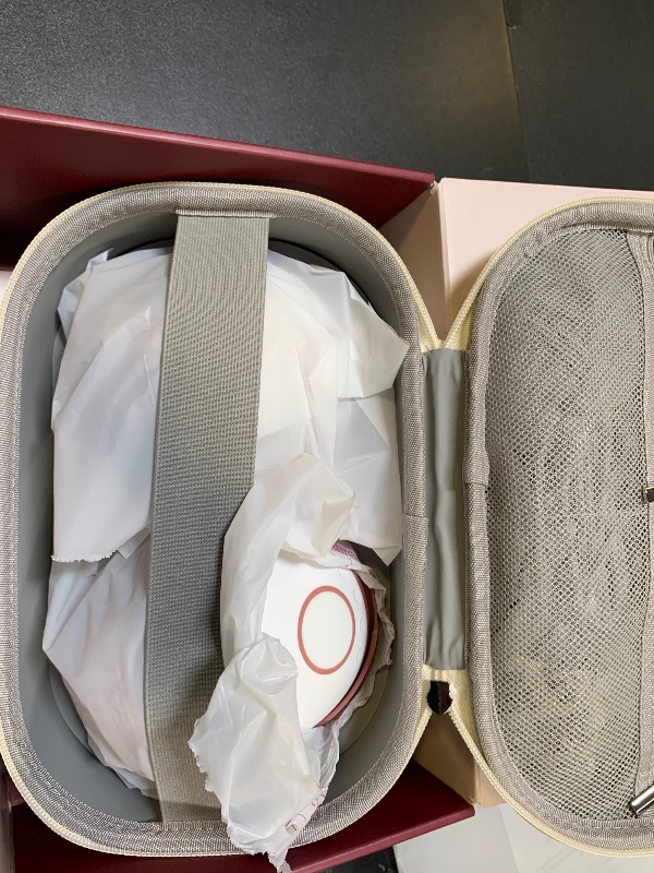 Photo 1 of Momcozy Breast Pump Hands Free Mobile Style | M6, Wearable Breastfeeding Pump Ideal Rhythm for More Milk, DoubleFit Flange More Fit & Discreet with 3 Modes & 9 Levels, 24mm - 2 Pack Cozy Red