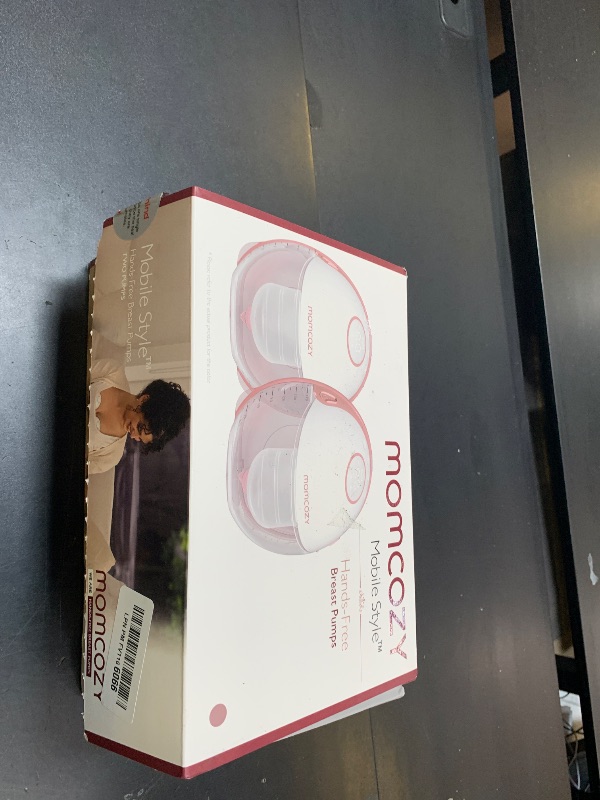 Photo 1 of Momcozy Breast Pump Hands Free Mobile Style | M6, Wearable Breastfeeding Pump Ideal Rhythm for More Milk, DoubleFit Flange More Fit & Discreet with 3 Modes & 9 Levels, 24mm - 2 Pack Cozy Red