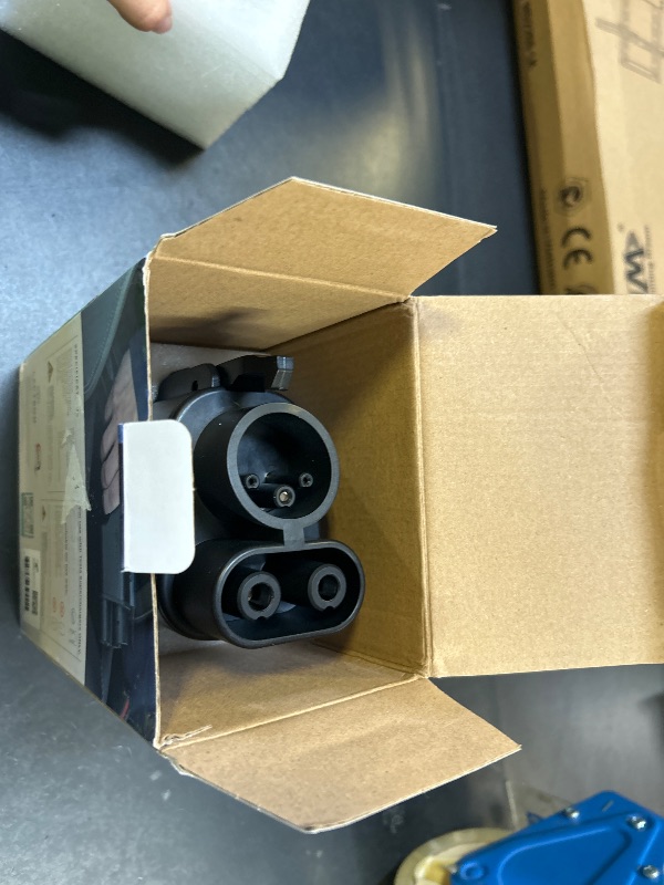 Photo 1 of Lectron NACS to CCS Electric Vehicle Adapter with Interlock - (500A/1,000V) - Compatible with Tesla Superchargers - CCS1 EV Fast Charging with Vortex Plus [Check Automaker for Compatibility] - UL 2252