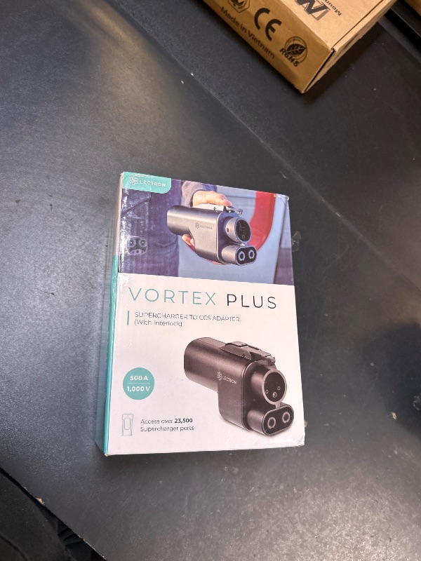 Photo 1 of Lectron NACS to CCS Electric Vehicle Adapter with Interlock - (500A/1,000V) - Compatible with Tesla Superchargers - CCS1 EV Fast Charging with Vortex Plus [Check Automaker for Compatibility] - UL 2252