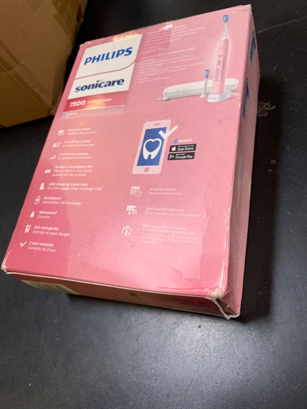 Photo 1 of Philips Sonicare ExpertClean 7500 Pink, Rechargeable Electric Power Toothbrush, HX9690/07