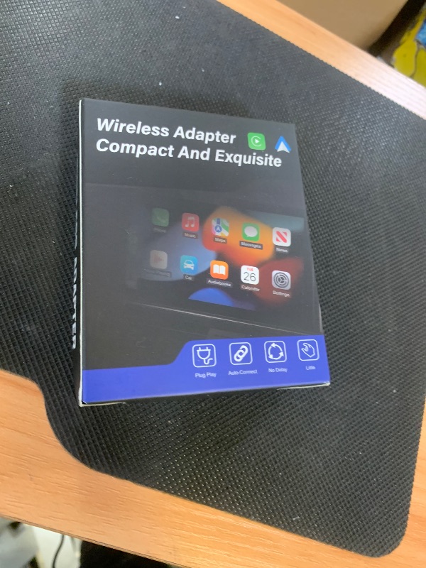 Photo 1 of MIXGOLD Wireless CarPlay Adapter for Apple iPhone & Android, 2026 Upgraded 2-in-1 Plug and Play Converts Wired to Wireless CarPlay Android Auto, Fast Auto-Connect, Zero Latency with USB/USB-C Port