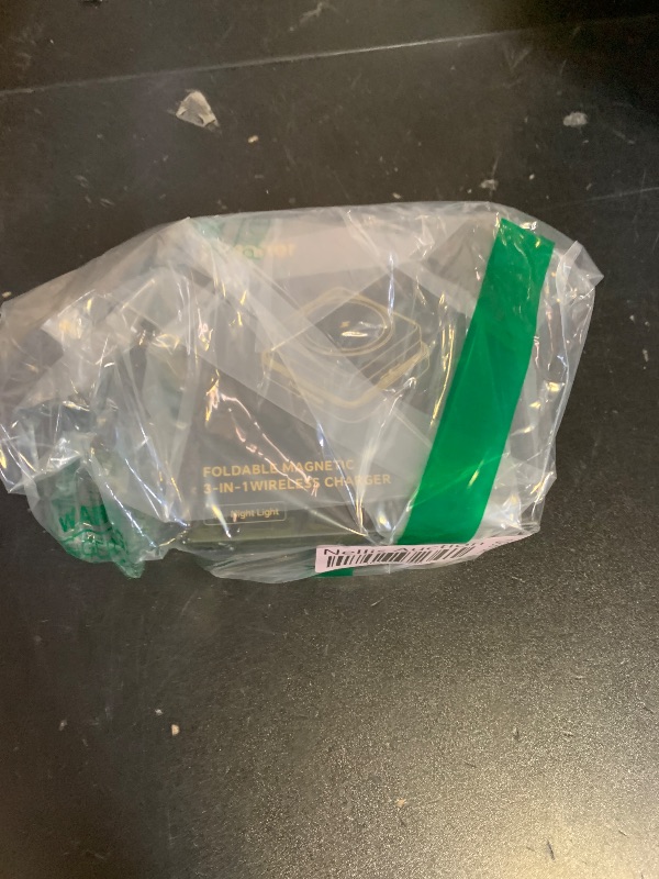 Photo 1 of ?2026 Upgraded?Wireless Charger 3 in 1, Foldable Wireless Charging Station with Night Light for Apple MagSafe Charger, Travel Magnetic Charger Stand, Nightstand Fast 15W Charging Station (20W Adapter)