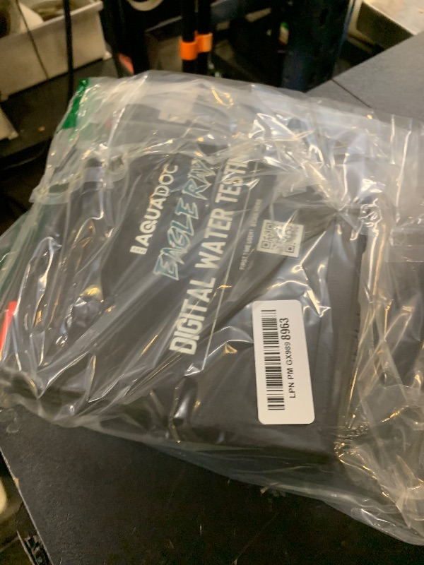 Photo 1 of Eagle Ray Digital Pool Water Test Kit by AquaDoc with Digital Water Tester and 30 Pool Test Strips for Chlorine, Bromine, Total Hardness, Cyanuric Acid, Alkalinity, and pH