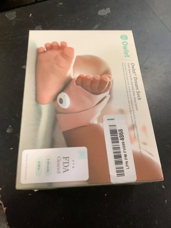 Photo 1 of Owlet Dream Sock – Smart Wearable Baby Monitor, Infant SpO2 Monitor Tracks Heart Rate & Oxygen - Parents Receive Alerts, Sleep & Health Insights via App - Dusty Rose