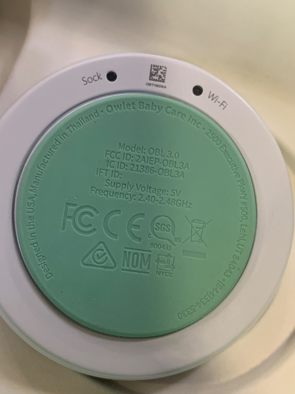 Photo 1 of Owlet Dream Sock – Smart Wearable Baby Monitor, Infant SpO2 Monitor Tracks Heart Rate & Oxygen - Parents Receive Alerts, Sleep & Health Insights via App - Dusty Rose