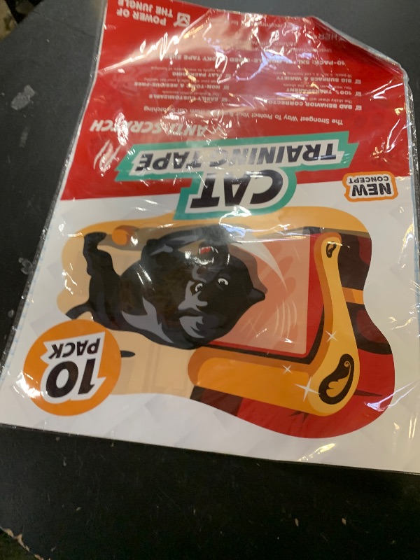 Photo 1 of 10 Pack Cat Scratch Furniture Protector Tape Sheets – Double-Sided Sticky Training (5 XL, 5 Large) – Anti-Scratch Couch & Sofa Guard – Clear – Not for Leather, Velvet, Microfiber