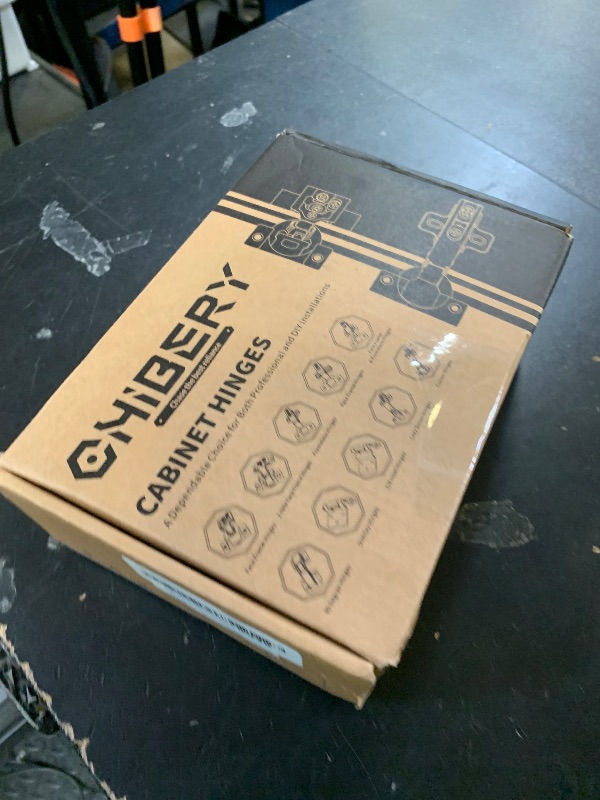 Photo 1 of Chibery 10 Pack Frameless Inset Soft Close Concealed European Hinges, Self Closing Satin Nickel, 105 ° Open Angle 4D Adjustment, Speed Control, Clip On, Stainless Steel for Cabinet Door