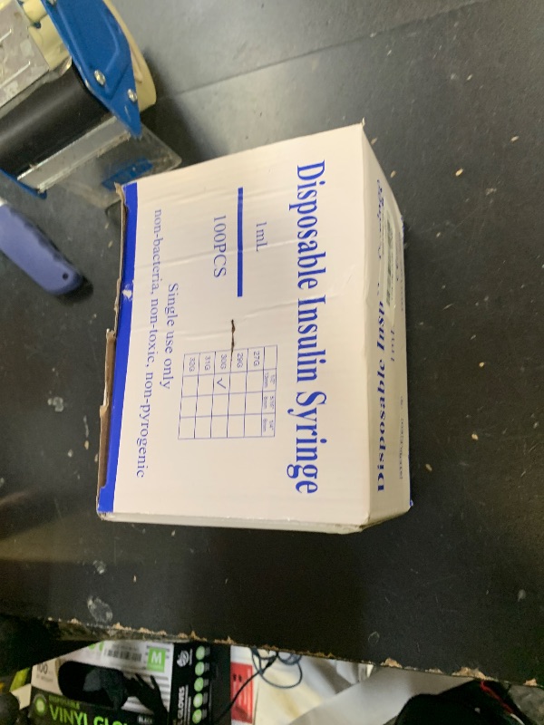 Photo 1 of U100 1cc Syringe 30G 1/2 Inch 100 PCS,Independent Packing