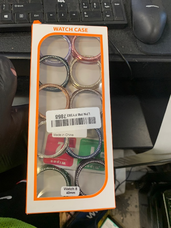 Photo 1 of [10-Pack] Bling Watch Screen Protector for Samsung Galaxy Watch8 40mm, Glitter Protection Cases TPU Soft Cover with Sparkly Rhinestones for Galaxy Watch8 40MM(SM-L320)