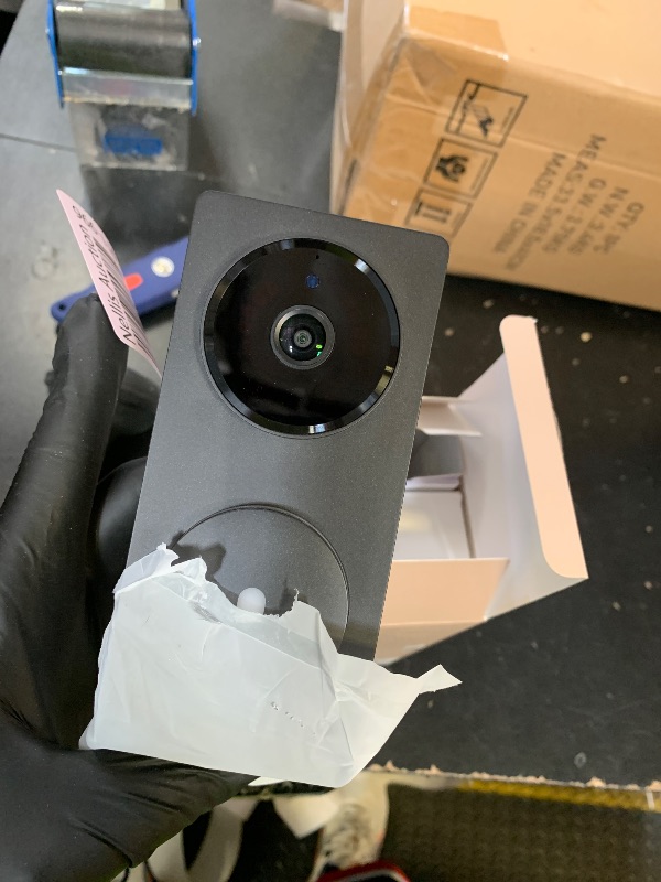 Photo 1 of Aqara Smart Doorbell Camera G410 with Chime, 2K, HomeKit Secure Video, 2-Way Audio, Built-in Matter Hub, Wireless/Wired, Supports Apple Home, Alexa, Google, Home Assistant, 2.4G/5GHz Wi-Fi, Black