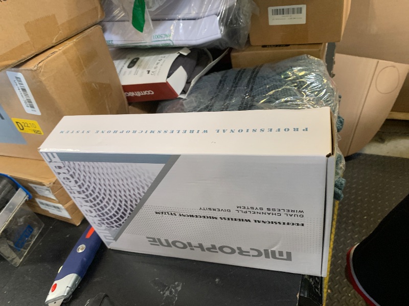 Photo 1 of HOTEC Wireless Microphones, Professional UHF Microphone System Dynamic Microphones with Echo/Volume Control & Rechargeable Receiver for PA System, Karaoke Machine, Mixer, Speech, Wedding, Church