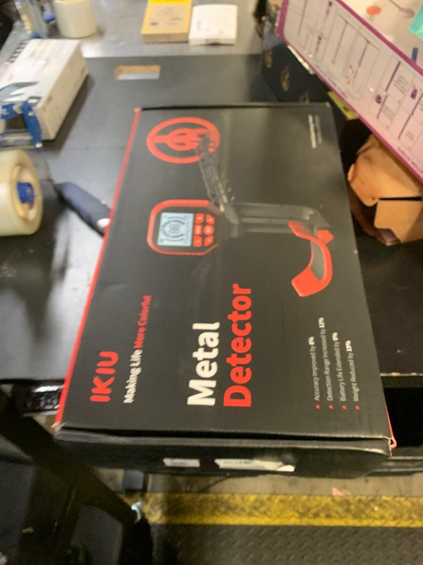 Photo 1 of 2026 Latest Metal Detector for Adults, Professional Waterproof & Adjustable Stem, Higher Accuracy Gold Detector with LCD, Advanced DSP Chip, 2.26 Pounds Lightweight Suitable for Beach and Backyard