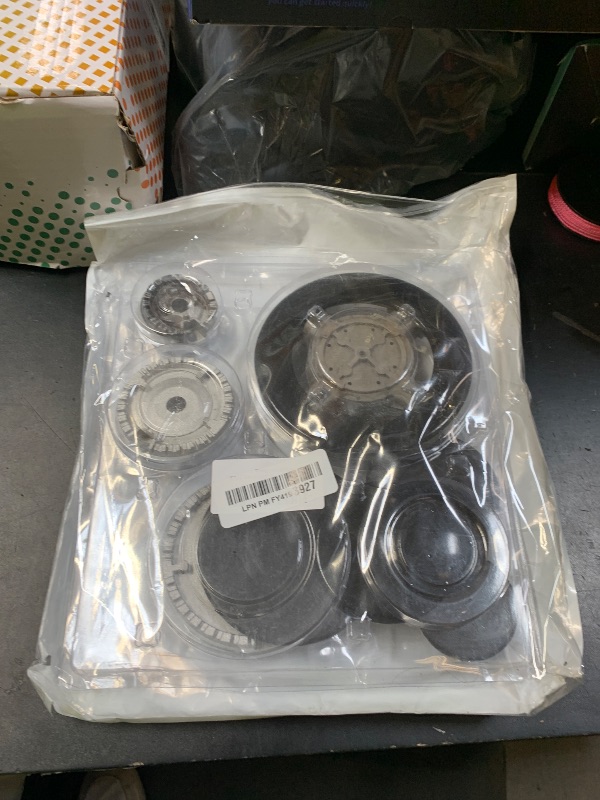 Photo 1 of 11PCS Gas Stove Burner Covers Cooker Hat Set, Comaptible for SA-BAF Gas Stoves, 1 Plus Large, 1 Large, 2 Middle, 1 Small, Lid Upgraded Gas Hob Burner Crown Flame Cap, Replacement Caps Stove Burner Hea