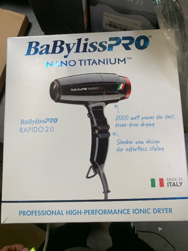 Photo 1 of BaBylissPRO High Speed Rapido 2.0 Hair Dryer