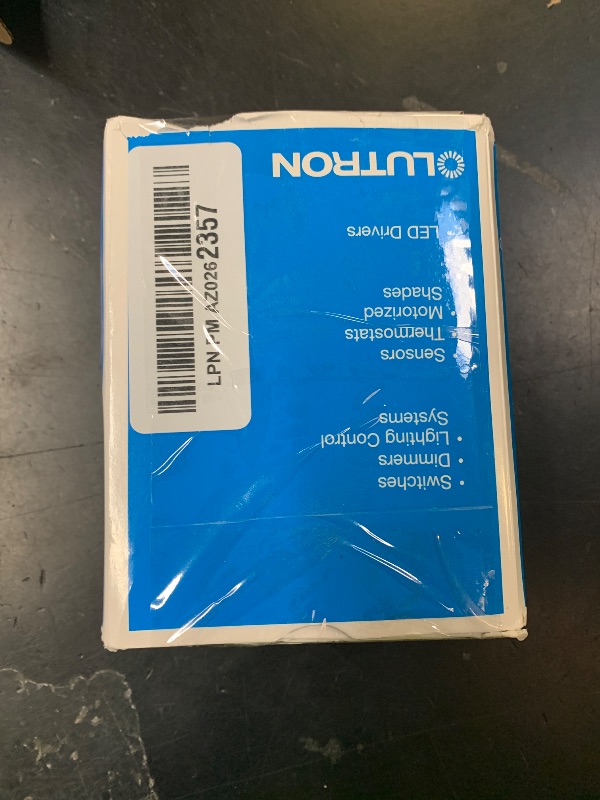 Photo 1 of Lutron Caseta 3 Way Smart Dimmer Light Switch Kit, Includes Pico Remote, Bracket, and LED Dimmer Switch, No Neutral Required, P-PKG1WB-WH