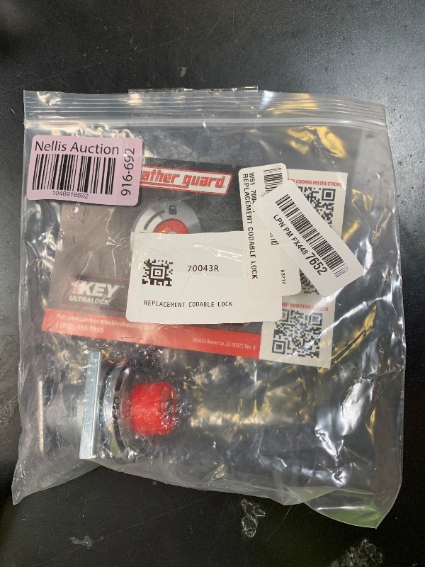 Photo 1 of Weather Guard - 7838 Replacement Lock Retro Fit Kit, 1 Pack