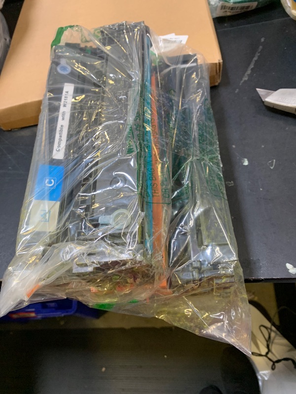 Photo 1 of 218A Toner Cartridges 4 Pack 3301fdw with Chip Replacement for HP 218A 218X Compatible for Color LaserJet Pro MFP 3301cdw 3201dw 3301sdw Printer W2180A W2180X High Yield (Black Cyan Yellow Magenta)