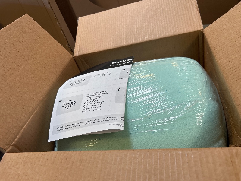 Photo 1 of Serta ThermaGel Cooling, Pressure-Relieving Memory Foam Mattress Topper, 3 Inch, Twin XL, Made in The USA