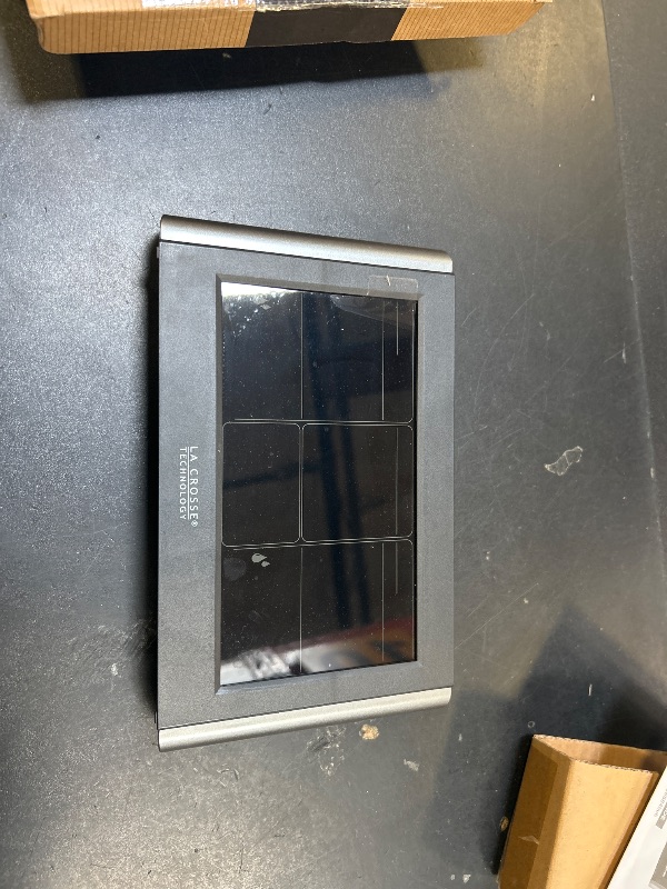 Photo 1 of La Crosse Technology Weather Station with Customizable Alerts, Weather Forecast, Temperature, Dew Point, Humidity, Time, Heat Index, Large Display, Adjustable Brightness, Wireless, Black, C85845-INT