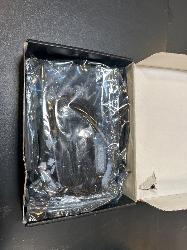 Photo 1 of Dreamcolor Acrylic Interior Car LED Strip Light with Wireless APP, RGB 18 in 1 with 175 inches 612 LEDs Fiber Optic Strip Lights for Car, Dual Zone Symphony Neon Car Ambient Lighting