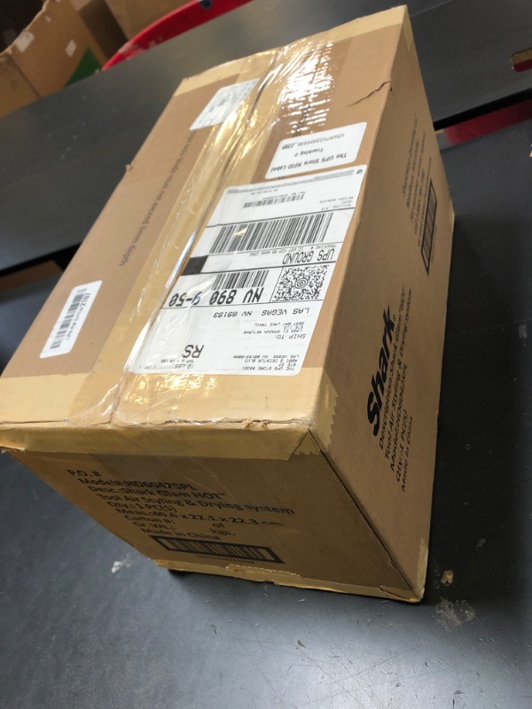 Photo 1 of Shark Glam Hot Tool Air Styling Drying System, with Silki Straightener & Glossi Glosser, for Drying, Curling, Straightening & Glossing with Diffuser, Starlight Dream, HD6042SPL