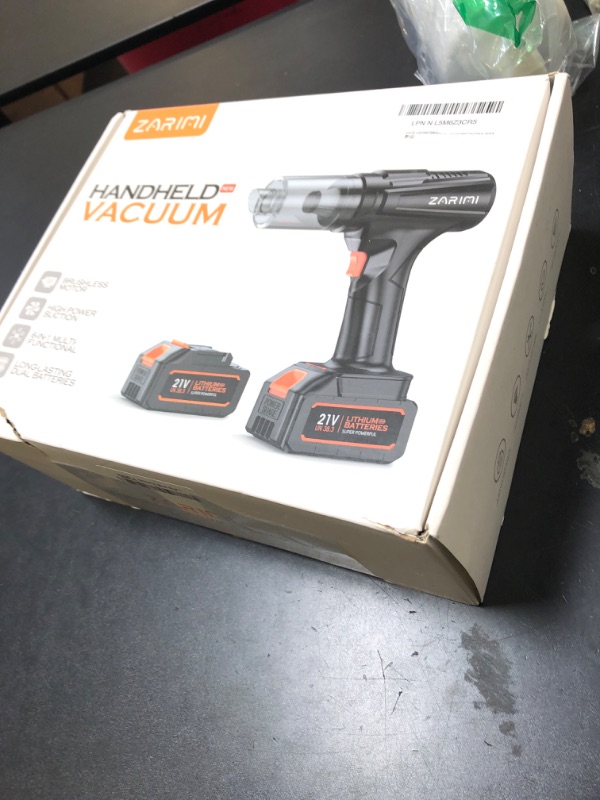 Photo 1 of ZARIMI Cordless Handheld Car Vacuum Cleaner031201