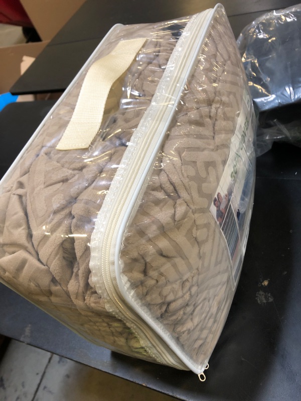 Photo 1 of ROFASVCO 100% Waterproof Sectional Recliner Couch Covers for Reclining Couch L Shaped Corner Sectional Sofa Cover Jacquard Stretch L Shape Recliner Slipcovers (5 Seater 1 Console Cover, Khaki)