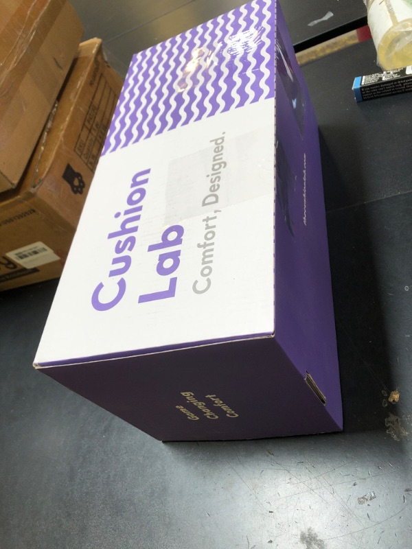 Photo 1 of C CUSHION LAB Deep Sleep Pillow, Patented Ergonomic Contour Design for Side & Back Sleepers, Orthopedic Cervical Shape Gently Cradles Head & Provides Neck Support & Shoulder Pain Relief - Calm Grey