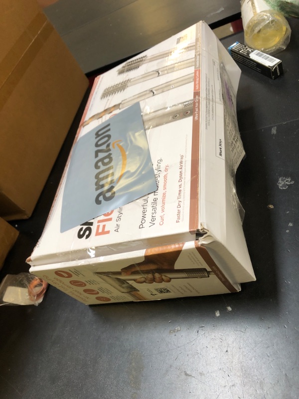 Photo 1 of Shark FlexStyle Air Styling & Drying System, Powerful Hair Dryer Brush & Multi-Styler with Auto-Wrap Curlers, Paddle Brush, Oval Brush, Concentrator Attachment, Stone, HD430