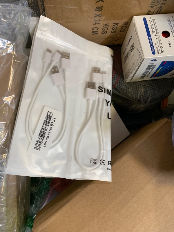 Photo 1 of [1FT, 10-Pack] Multi Short USB Charging Cables, Fast Charge & Sync Type-C/Lightning/Micro Cords Bulk for Charging Station Compatible with iPhone16&15, iPhone5-14, iPads, iPods, Mobiles, Tablets, White