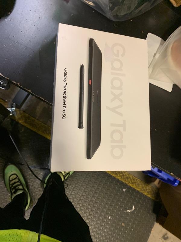 Photo 1 of SAMSUNG Galaxy TabActive4 Pro 10.1” 128GB 5G Android Work Tablet, LTE Unlocked, 6GB RAM, Rugged Design, Sensitive Touchscreen, Long-Battery Life-for Workers, SM-T638UZKEN14, Black