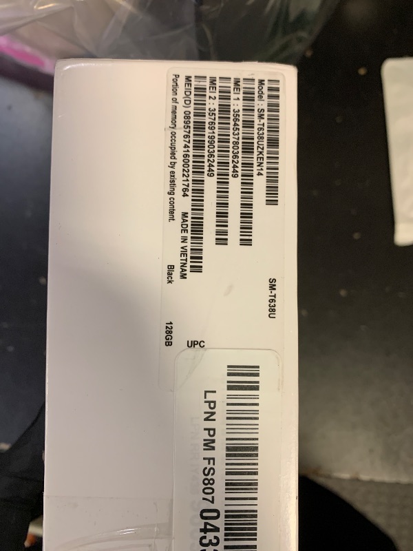 Photo 1 of SAMSUNG Galaxy TabActive4 Pro 10.1” 128GB 5G Android Work Tablet, LTE Unlocked, 6GB RAM, Rugged Design, Sensitive Touchscreen, Long-Battery Life-for Workers, SM-T638UZKEN14, Black