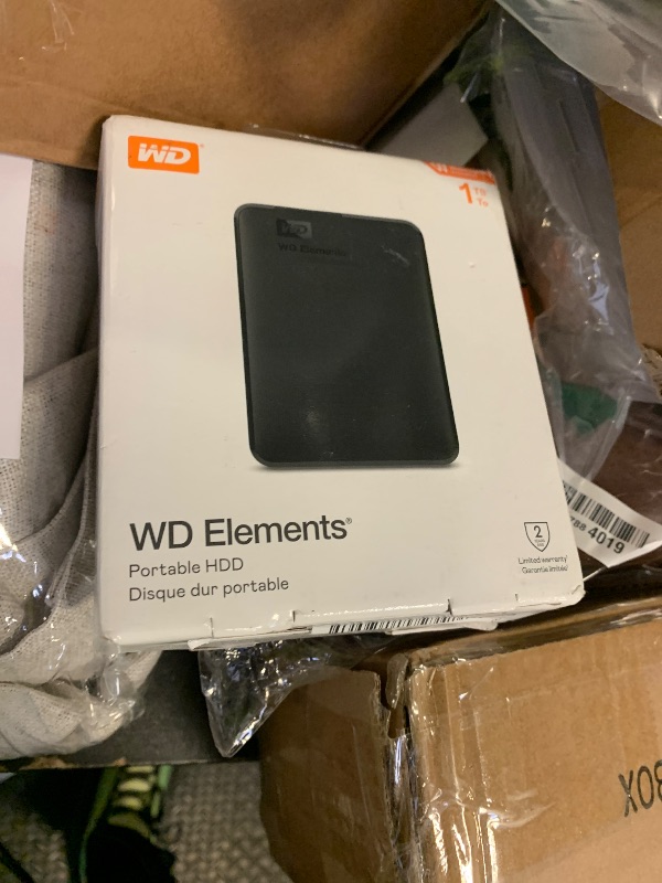 Photo 1 of WD_elements 1TB P10 Game Drive, Portable External Hard Drive, Works with Playstation, Xbox, & PC - WDBA3A0050BBK-WESN