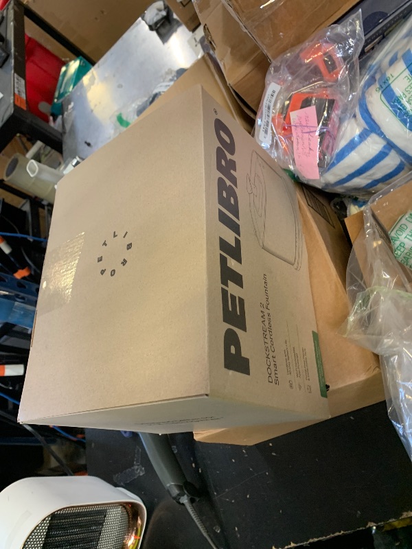 Photo 1 of PETLIBRO Upgrade Cat Water Fountain, Cordless Cat Fountain Battery Operated, App Monitoring 3L/101oz Dockstream 2 Pet Water Fountain with Stainless Steel Tray, 5GHz WiFi Dog Water Bowl Dispenser