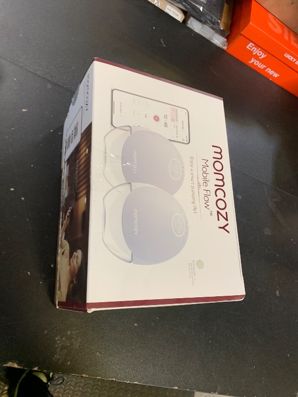 Photo 1 of Momcozy Breast Pump Hands Free Upgraded Mobile Flow | M9, App Discreet Control with Personalized Multi-Modes & 15 Levels, Wearable Breast Pump 24mm, 2 Pack Gray