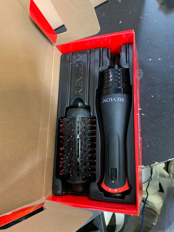 Photo 1 of REVLON One Step Volumizer Plus Hair Dryer and Styler | More Volume, Less Damage, and More Styling Control for Easy and Fast Salon-Style Blowouts, Plus Travel Friendly (Black)