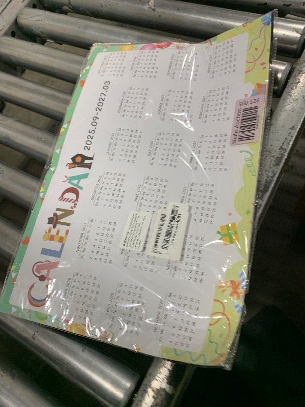 Photo 1 of GuassLee Desk Calendar 2025-2026 - Colorful Desk Calendar from Sep. 2025-Mar. 2027, 17 x 11.5 inches, 19 Monthly Calendar with Hanging Rope, Notes and Large Ruled Blocks for Home School Office
