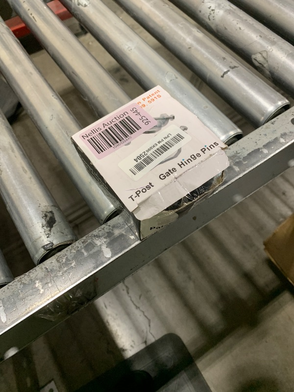 Photo 1 of T-Post Gate Hinge Pins - Heavy Duty Gate Hanger, Hang a gate from a Metal T Post, Steel Gate Hinges Target Hanger for Farm Gate, Garden & Backyard Gate, Easy to Install. (Patent)