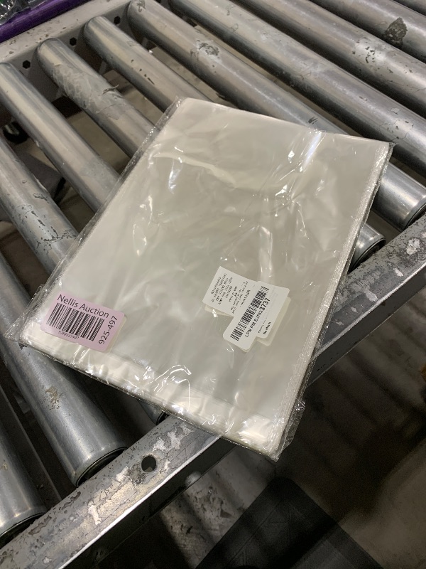 Photo 1 of 100 Pieces (9x12 Inch) Clear Plastic Bags for Packaging, Clothing & T-Shirts Strong Packing Self Adhesive Cellophane Bag