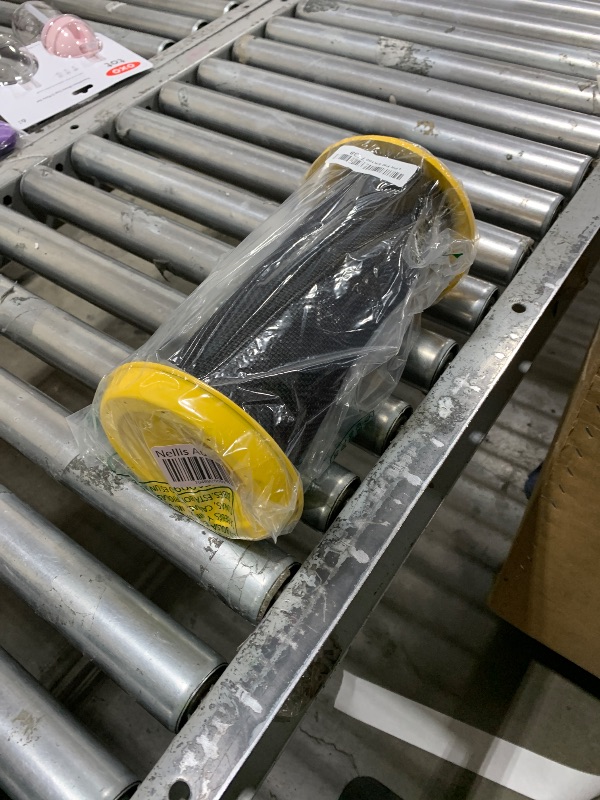 Photo 1 of Kingsyard Thistle & Nyjer Bird Feeders for Outdoors Hanging, Metal Finch Feeder with Weatherproof Dome and Removable Tray, 14" Mesh Tube, 2 lbs Seed Capacity (Yellow)