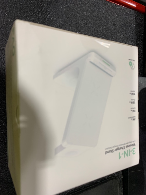 Photo 1 of Wireless Charging Station, 3 in 1 Fast Wireless Charger Stand for Multiple Devices Apple Watch Ultra Series 10 9 8 7 6 SE 5 4 3 2, iPhone 16 15 14 13 12 11 Pro Max/Plus/Mini/X/XS/Max/XR/SE, Airpods