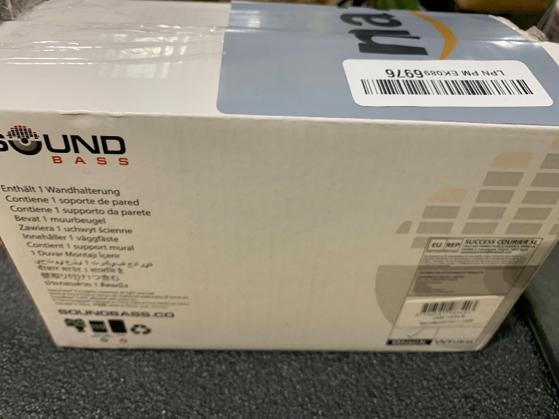 Photo 1 of Sound Bass 2 x ONE, ONE Gen 2, ONE SL, Play:1 Wall Mount Bracket, Twin Pack, Black, Compatible with Sonos ONE, ONE Gen 2, ONE SL & Play 1