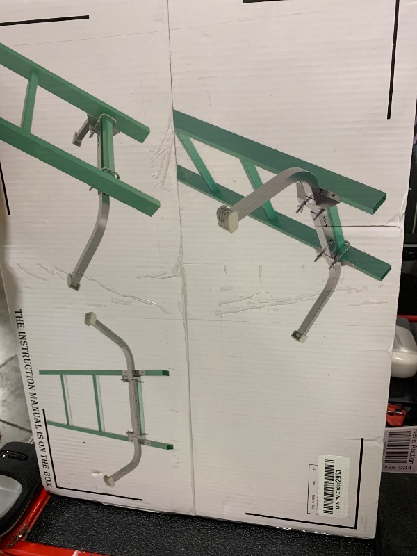 Photo 1 of Ladder Stabilizer,Heavy Duty Aluminum Extended Ladder Accessory for Roof Gutter Cleaning Tools,Ladder Stand-Off Wing Span/Wall Ladder Hooks with Non-Slip Rubber Bottom pad.(Patent)