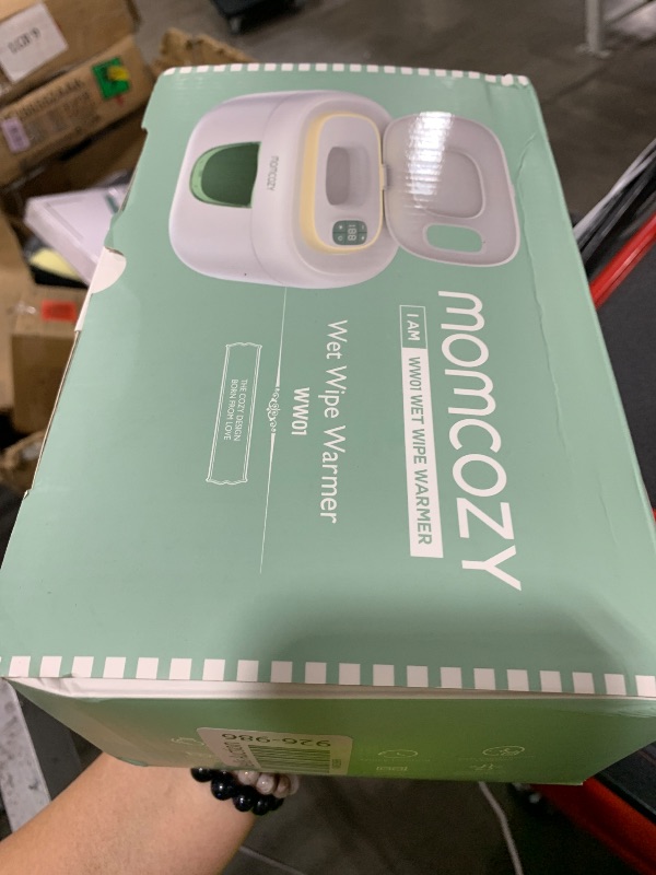Photo 1 of Momcozy Baby Wipe Warmer, Innovative Spring Design, Large Capacity Wipes Dispenser, Fast and Even Heating, 4 Modes of Temperature Heating Control, Diaper Wipe Warmer with Night Light