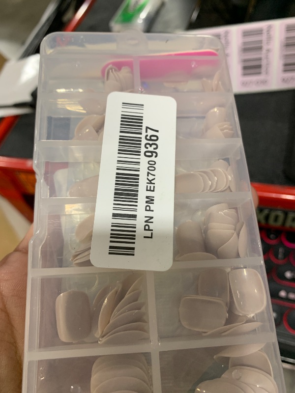 Photo 1 of Lifextol 120PC Khaki Square Press on Nails Short Fake Nails Press ons with Adhesive Tabs, 12 Sizes Square Nails Tips Short Acrylic Nails Press on Nails Petite Stick on Nails Artificial Fingernails